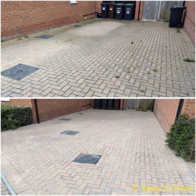 block paving clean